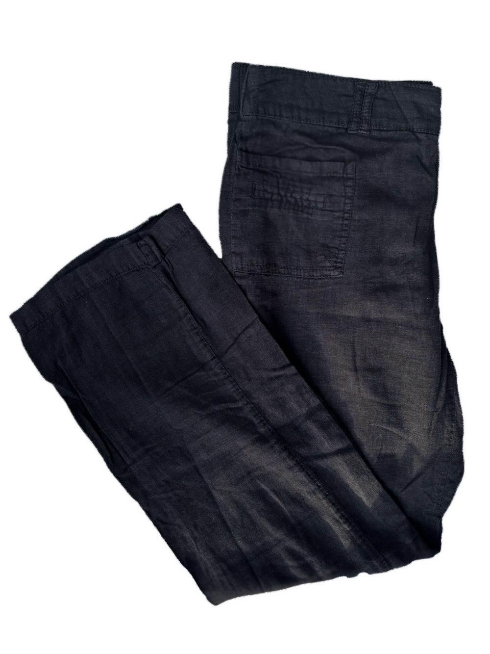 SO very comfortable Black linen women’s Casual Flowy Pants L large